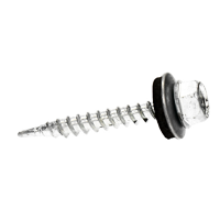 Roofing screw with EPDM 5,5x50 ZP1,5 - 5 mm steel, washer 16 mm