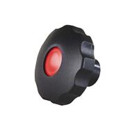 Star knobs nut M6 30x10x10 black