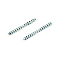 Hanger bolts M6 x 50 w/o HEX zpTORX 15 - METRIC/WOOD L: 20/30