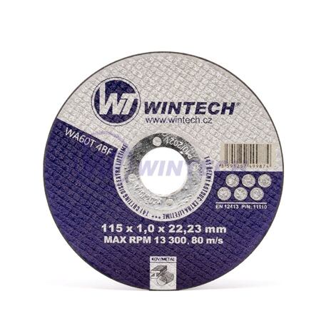 WT WINTECH® cutting disc Extra lifetime 115x1,0x22,2 to metal