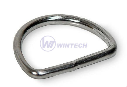 Welded D ring 2x10mm