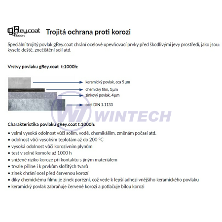 Roofing  scr.+ EPDM 5,5x67 GTR12steel 4-12 mm, gRey.coat, EPDM 16mm