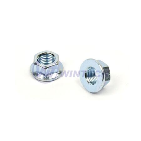 Hex nut  flange M20 DIN 6923 zp w/o serrationclass 8 ; without serration