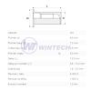 Rivet Nuts smooth closed M31,8-3,0