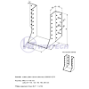 Joist hanger for wood 100 x 160inner