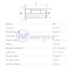 Rivet Nuts smooth closed M50,5-3,0